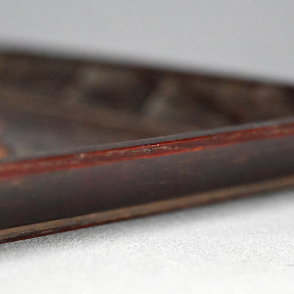 Fine Carved and Lacquered Sanuki-bori Tray