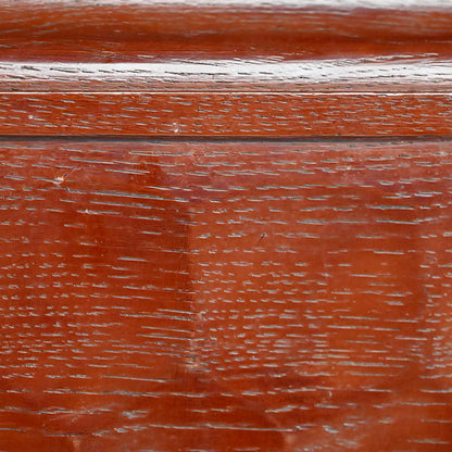 Carved & Lacquered Sanuki-bori Tray ー松堂 道人 "角盆"