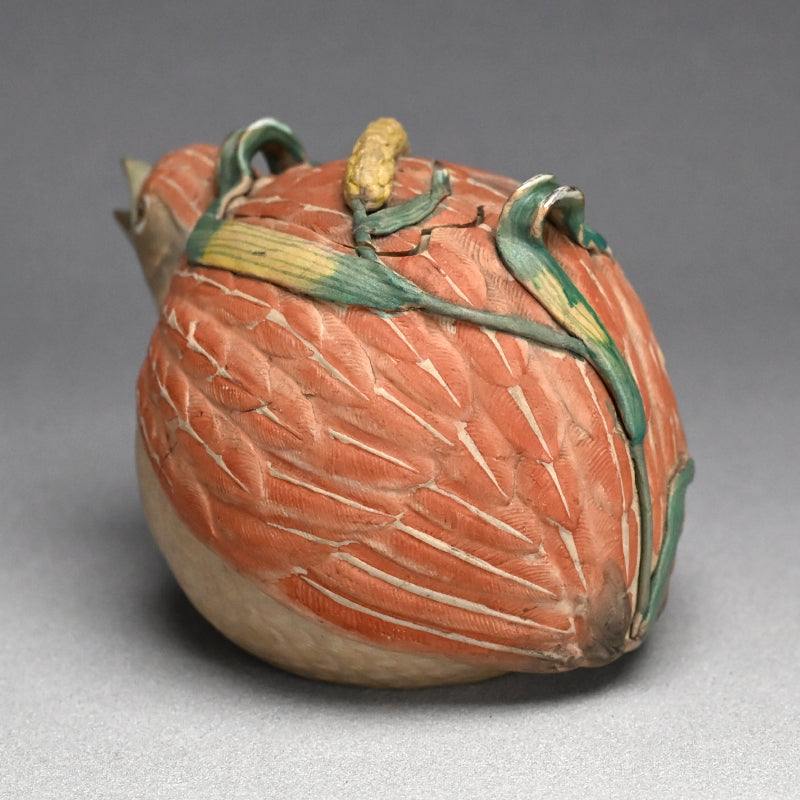 Antique Quail-shaped Banko Tea Pot