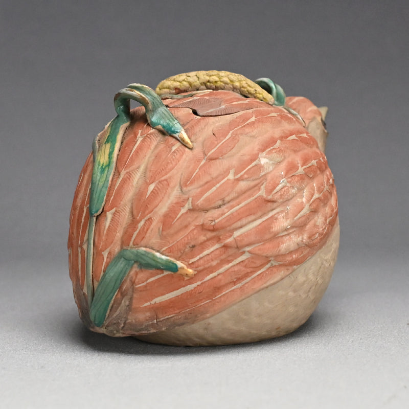 Antique Quail-shaped Banko Tea Pot