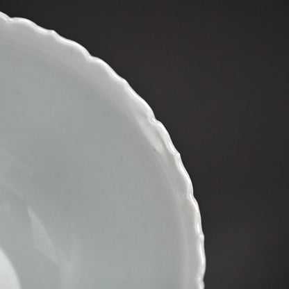 Blue & White Porcelain Bowl ー十四代 永樂 善五郎、得全 "松竹梅 染付写 鉢"
