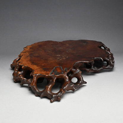 Antique Japanese Scholar Art Rootwood Table