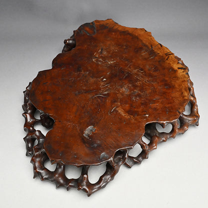 Antique Japanese Scholar Art Rootwood Table