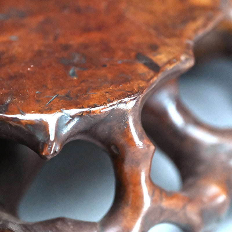 Antique Japanese Scholar Art Rootwood Table