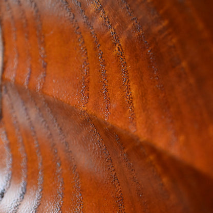 LNT Diamond-Shaped Foliated Wood Bowl ー中量 瑞真 “菱形輪花盛器”