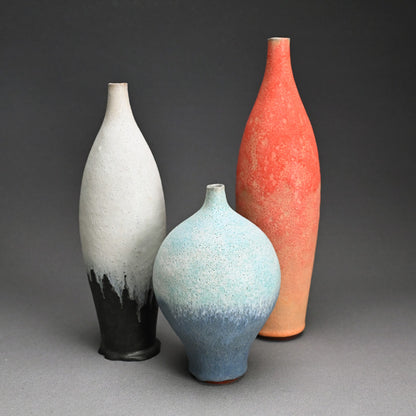 Set 3 Pastel Vases by Vaseman Studio ー長屋 有, 土井 武史