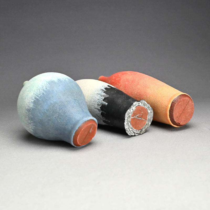 Set 3 Pastel Vases by Vaseman Studio ー長屋 有, 土井 武史