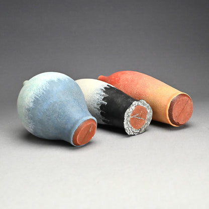 Set 3 Pastel Vases by Vaseman Studio ー長屋 有, 土井 武史