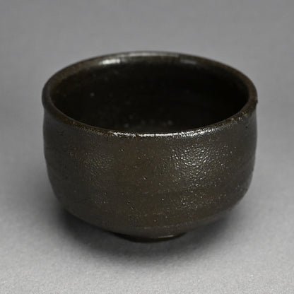 Rare Setoguro Black Chawan Tea Bowl ー北大路 魯山人 “瀬戸黒風茶碗”
