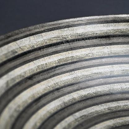 Nationally Exhibited Deep Vessel ー渡辺 国夫 “色絵金銀彩縞文鉢”