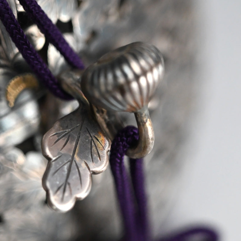 Silver Tsuri-Koro Hanging Incense Burner