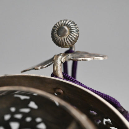 Silver Tsuri-Koro Hanging Incense Burner