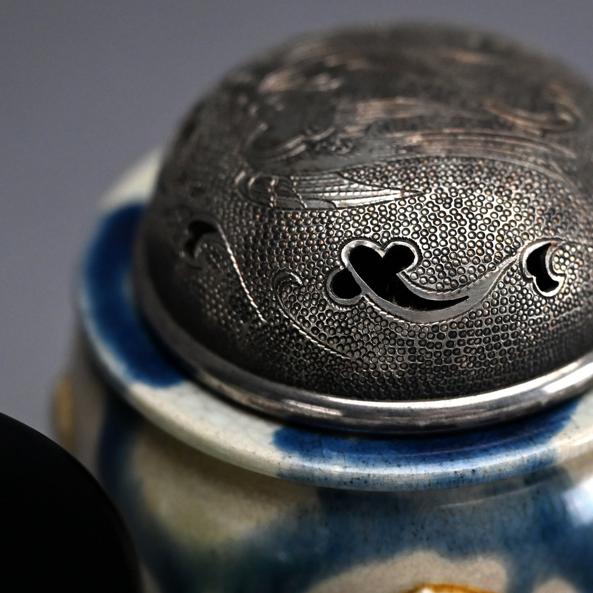 LNT Tri-Colored Pr. Tsubo, Koro, incense burner ー加藤 卓男 “正倉院復元 三彩壺「海彦山彦」"