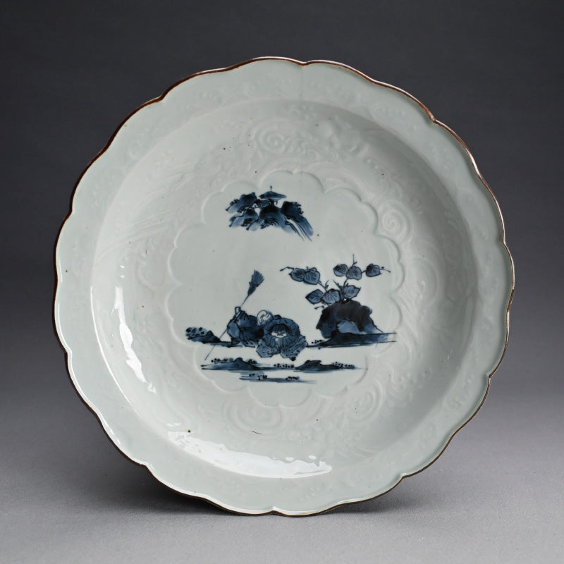 17th c. Shoki Imari Porcelain Platter A