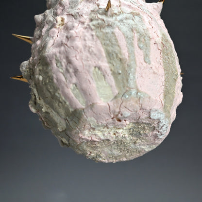 Gold Thorned Pink Vase ー東井 真咲朝 "桃棘花器"