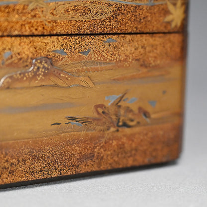 Gleaming Edo p. Japanese Stacking Lacquer Jubako Box Set