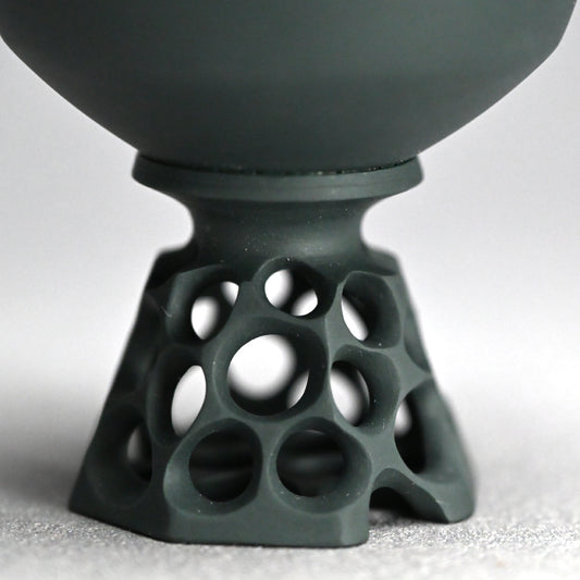 Black Bajyohai Sake Cup ー加藤 好康 “透文 馬上杯”
