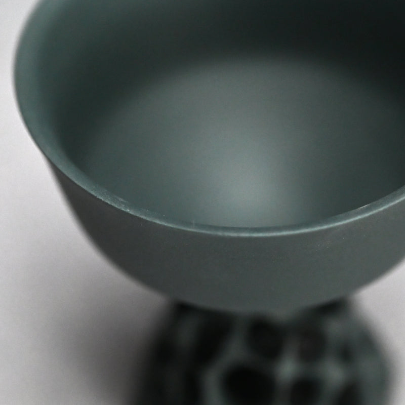 Black Bajyohai Sake Cup ー加藤 好康 “透文 馬上杯”