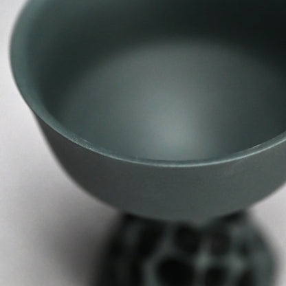 Black Bajyohai Sake Cup ー加藤 好康 “透文 馬上杯”