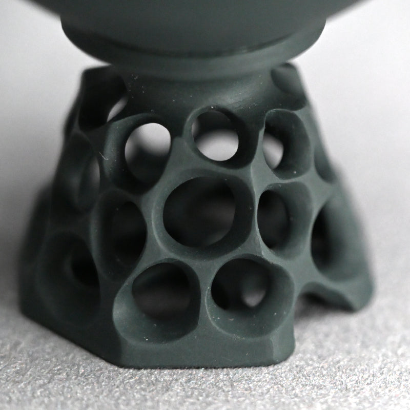 Black Bajyohai Sake Cup ー加藤 好康 “透文 馬上杯”