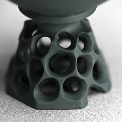 Black Bajyohai Sake Cup ー加藤 好康 “透文 馬上杯”
