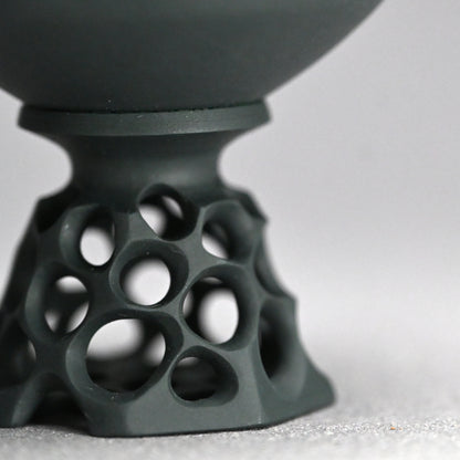 Black Bajyohai Sake Cup ー加藤 好康 “透文 馬上杯”