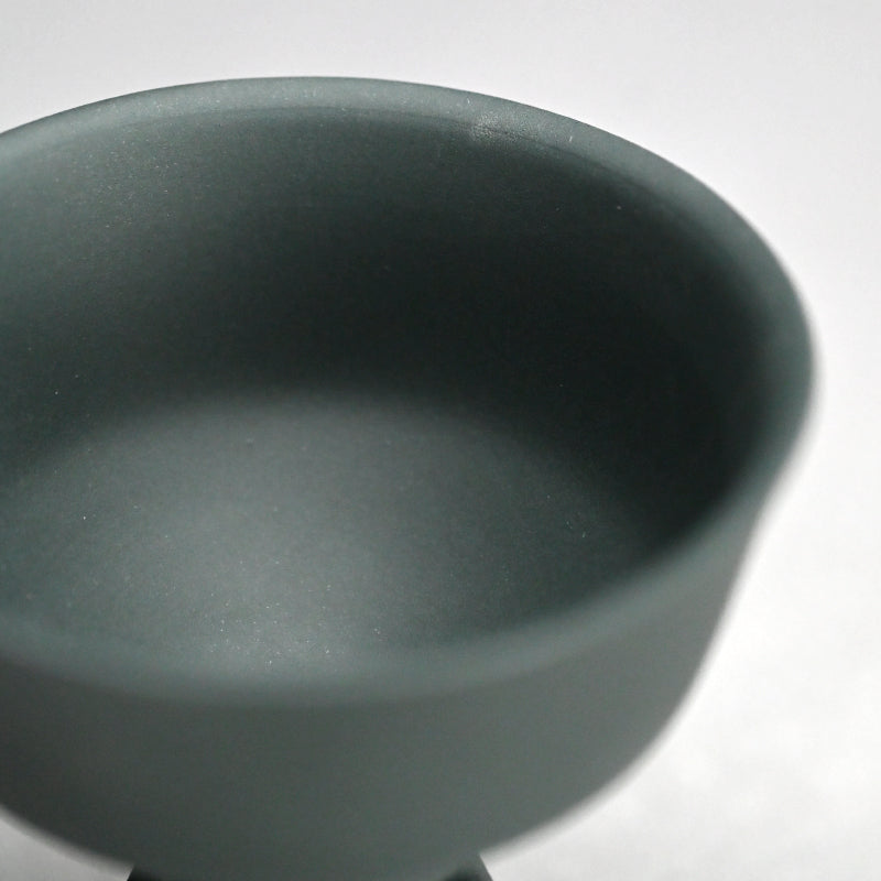 Black Bajyohai Sake Cup ー加藤 好康 “透文 馬上杯”