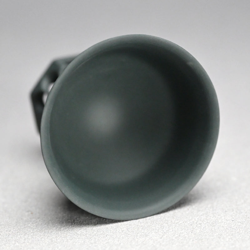 Black Bajyohai Sake Cup ー加藤 好康 “透文 馬上杯”