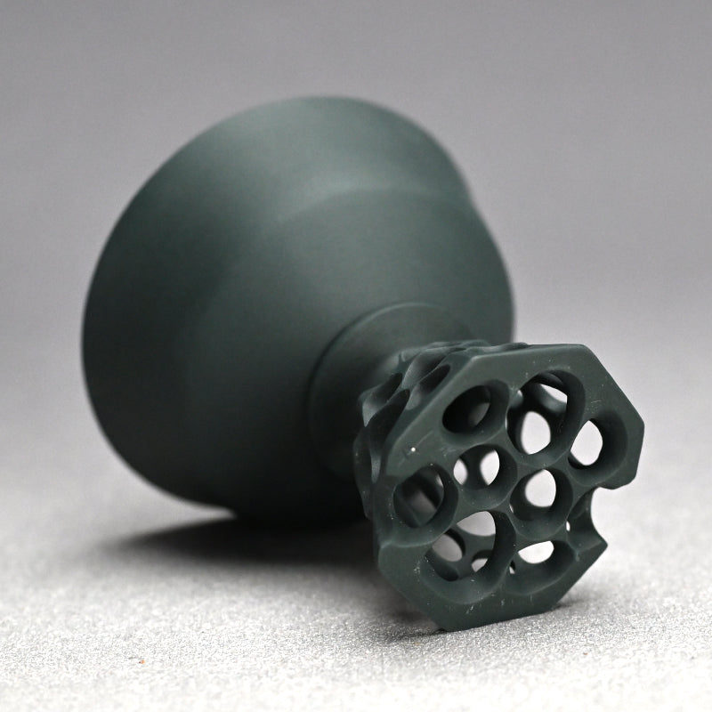 Black Bajyohai Sake Cup ー加藤 好康 “透文 馬上杯”