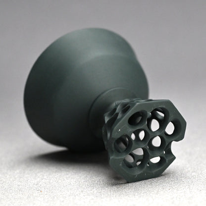 Black Bajyohai Sake Cup ー加藤 好康 “透文 馬上杯”