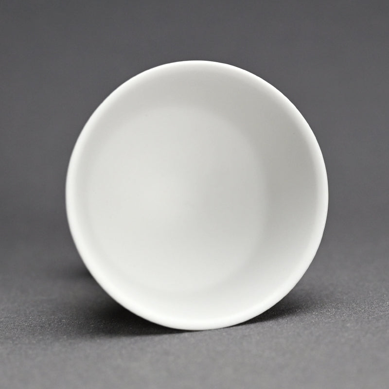 White Bajyohai Sake Cup ー加藤 好康 “透文 馬上杯”