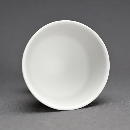 White Bajyohai Sake Cup ー加藤 好康 “透文 馬上杯”