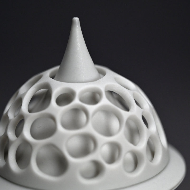 Futahai Sake Cup ー加藤 好康 “透文 蓋盃”