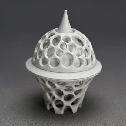 Futahai Sake Cup ー加藤 好康 “透文 蓋盃”