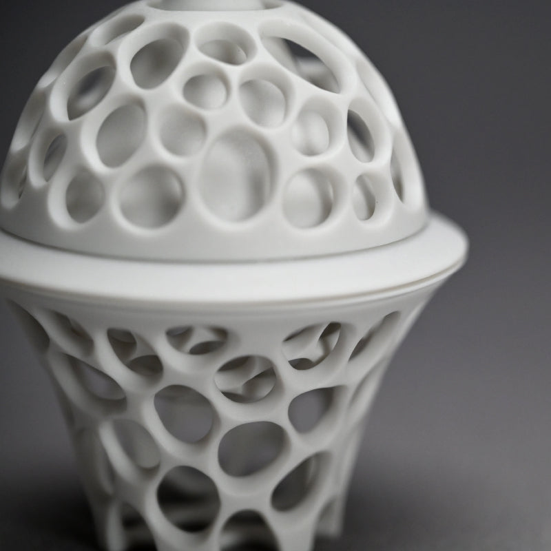 Futahai Sake Cup ー加藤 好康 “透文 蓋盃”