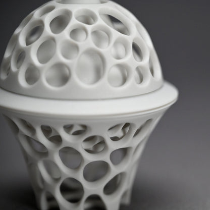 Futahai Sake Cup ー加藤 好康 “透文 蓋盃”