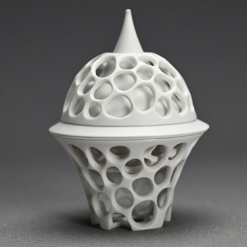Futahai Sake Cup ー加藤 好康 “透文 蓋盃”