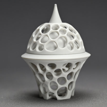 Futahai Sake Cup ー加藤 好康 “透文 蓋盃”