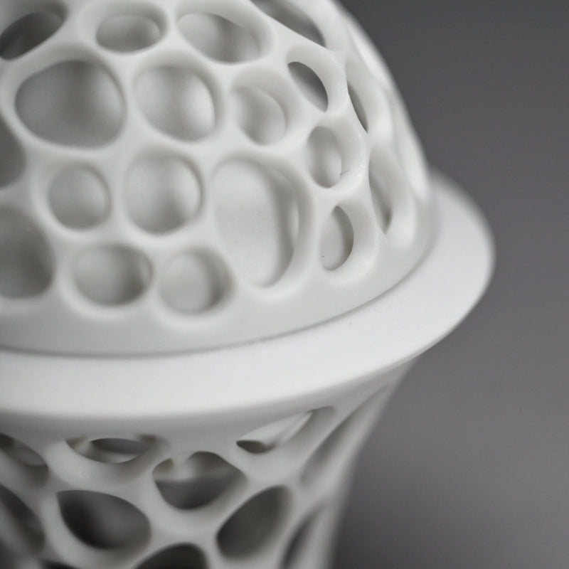 Futahai Sake Cup ー加藤 好康 “透文 蓋盃”