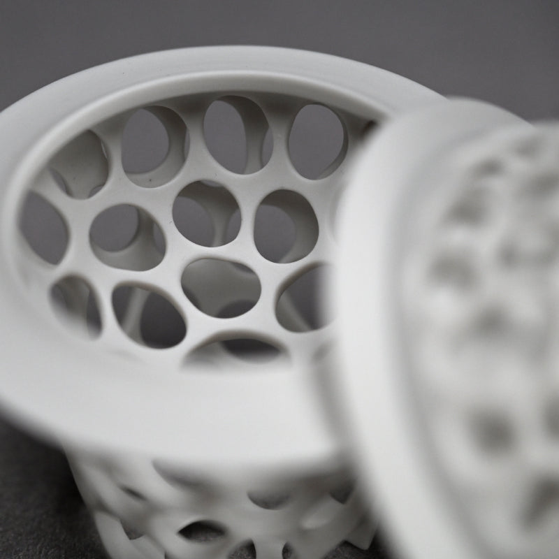 Futahai Sake Cup ー加藤 好康 “透文 蓋盃”