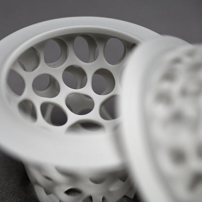 Futahai Sake Cup ー加藤 好康 “透文 蓋盃”