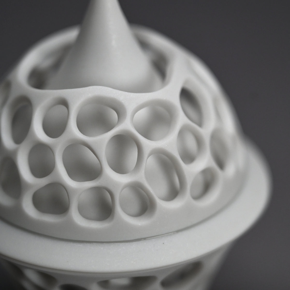 Futahai Sake Cup ー加藤 好康 “透文 蓋盃”