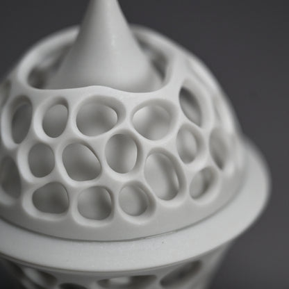 Futahai Sake Cup ー加藤 好康 “透文 蓋盃”