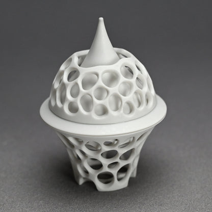 Futahai Sake Cup ー加藤 好康 “透文 蓋盃”
