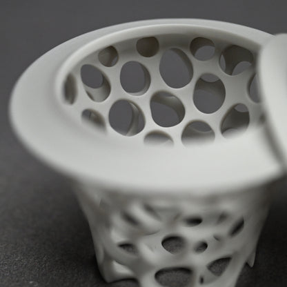 Futahai Sake Cup ー加藤 好康 “透文 蓋盃”