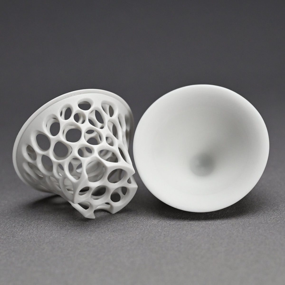 Futahai Sake Cup ー加藤 好康 “透文 蓋盃”