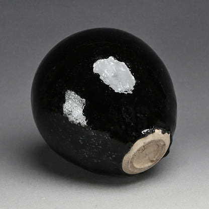 Unique LNT Tenmoku-yu Tsubo ー清水 卯一 “天目釉白文壺”