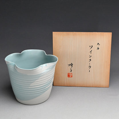 Wine Cooler by Female Potter ー四代 徳田八十吉 “九谷 ワインクーラー”