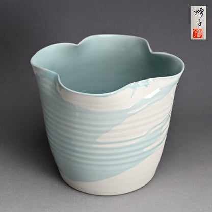 Wine Cooler by Female Potter ー四代 徳田八十吉 “九谷 ワインクーラー”