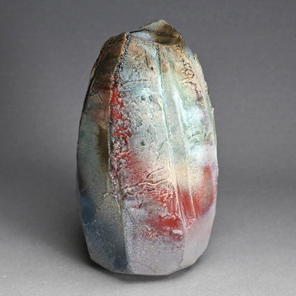 10,000 Color - Shotaro Manyosai Henko Vase ー林 正太郎 “万葉彩 扁壺”